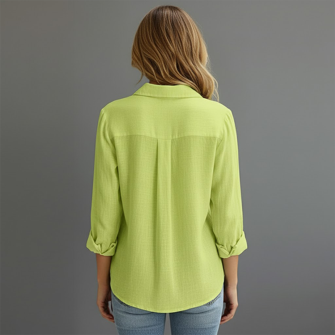 Koraya | Women’s Button-Down Long Sleeve Blouse Shirt